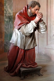 S. Carlo Borromeo in preghiera