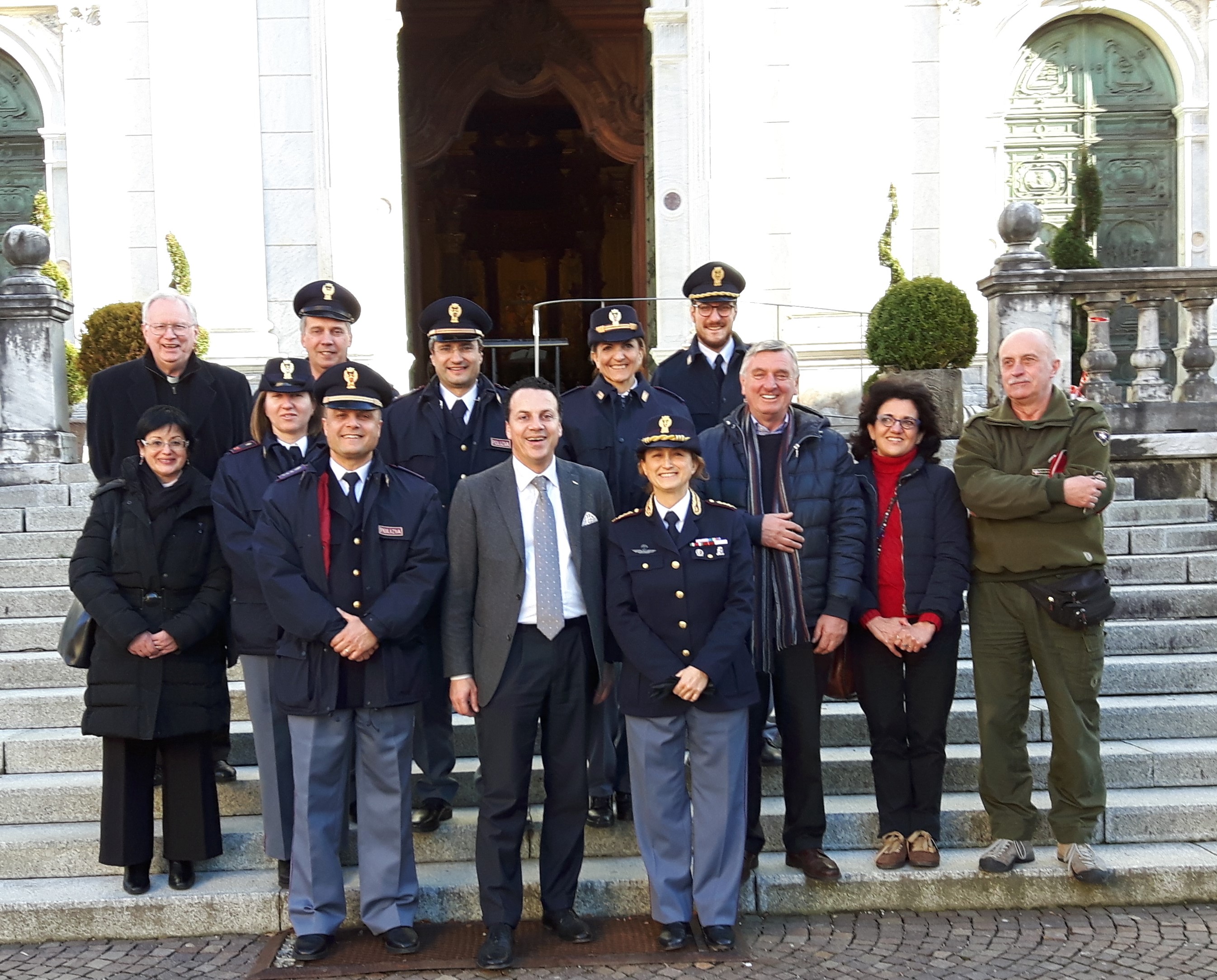 Polizia Postale di Stato in visita al Sacro Monte