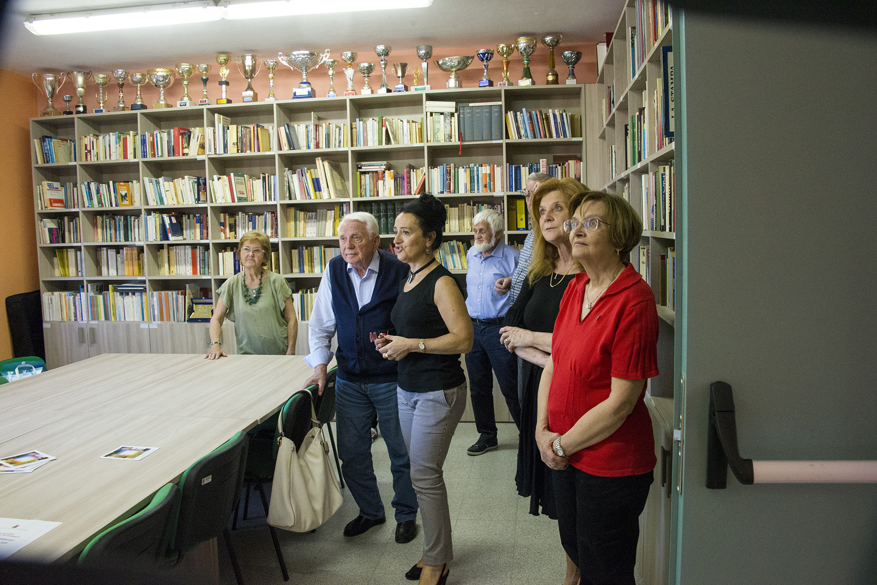 L’ANPI DI COSSATO IN VISITA ALLA BIBLIOTECA DI ROVASENDA INTITOLATA AL PROF. ARNALDO COLOMBO