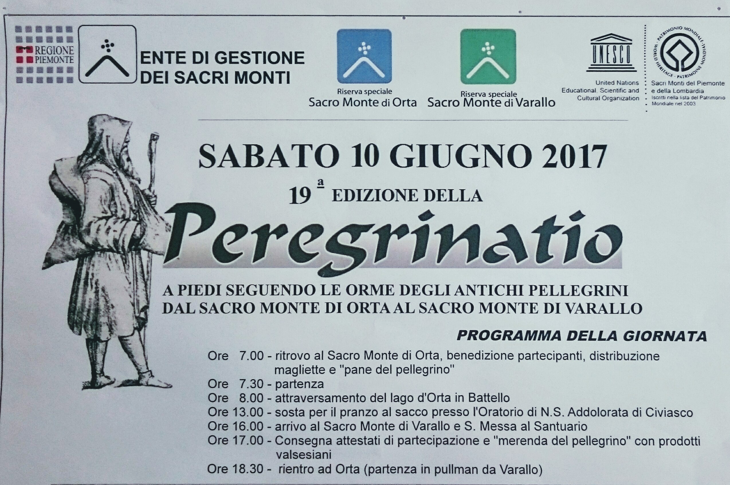 Peregrinatio, 19ma edizione – Sabato 10 giugno