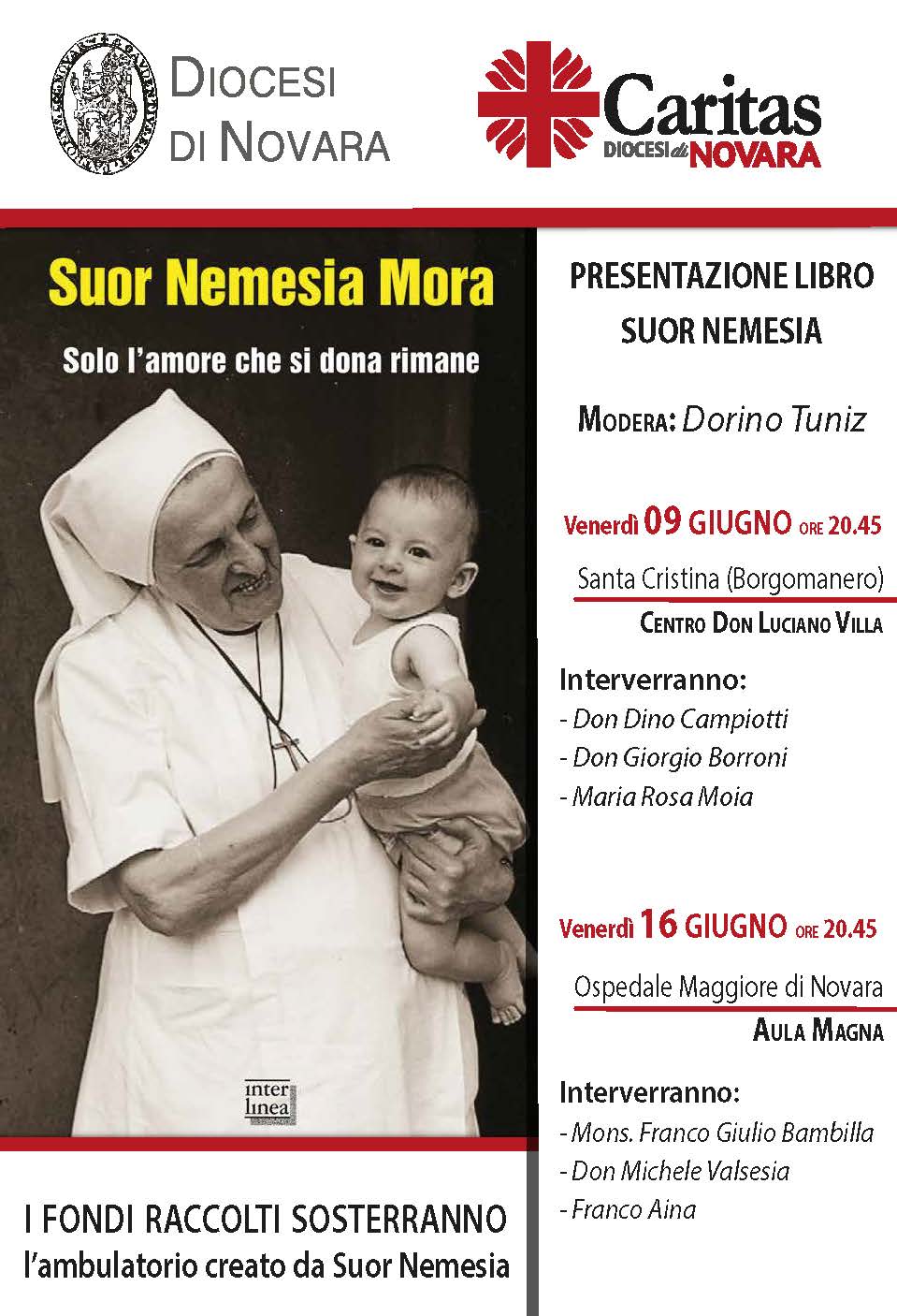 Presentazione del libro: “Suor Nemesia Mora. Solo l’amore che si dona rimane”